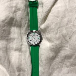 Allen Lyle green silicone watch never worn
